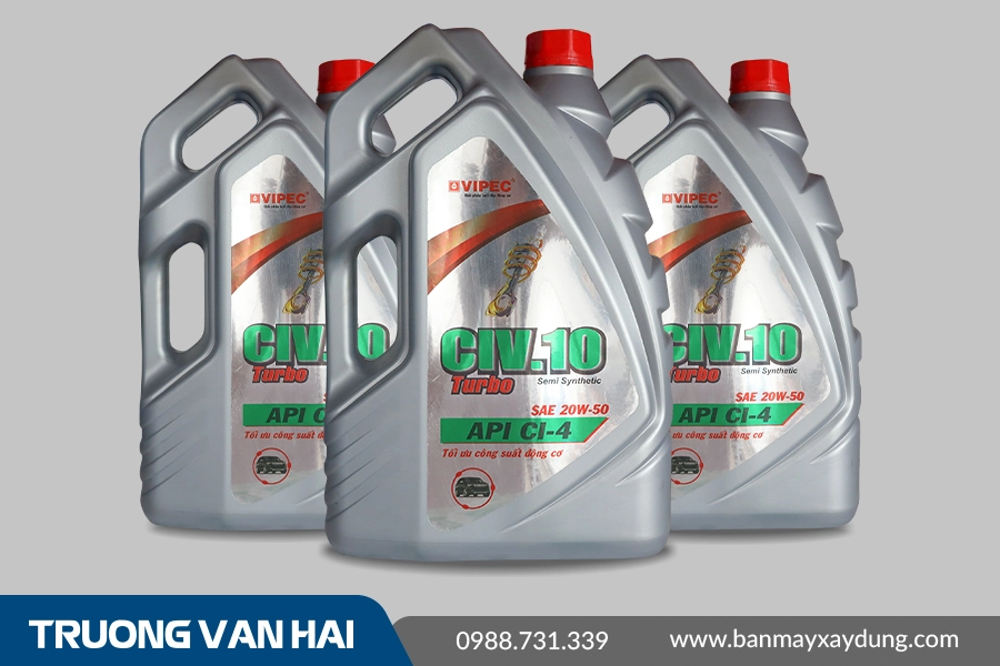 CIV.10 SAE 20W-50 - Dầu nhờn động cơ chuyên diesel CI-4 cao cấp