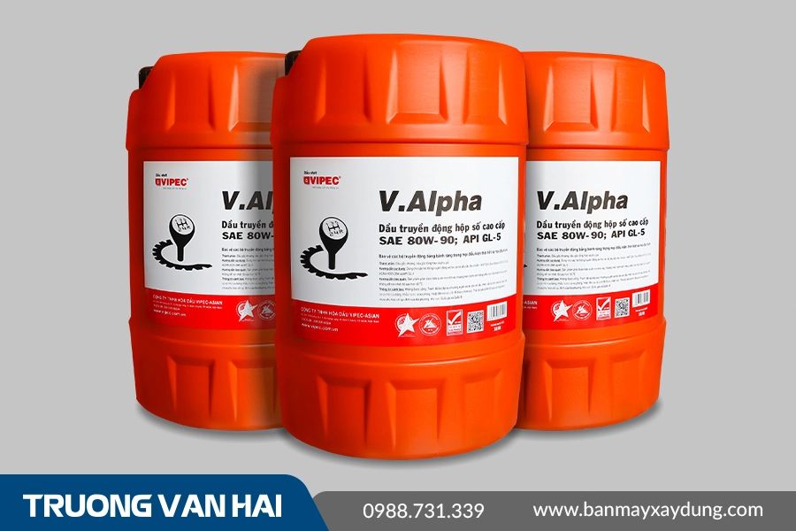 V.Alpha 80W-90 - Nhớt hộp số xe ô tô cao cấp